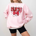 Nurse Valentine Coquette Bow Sweatshirt, Valentine Nurse Crewneck, Heart Nurse Sweatshirt, Romantic Holiday Sweater...
