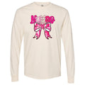 Nurse Valentine Coquette Long Sleeve Comfort Colors T-Shirt Hoodie, Sweatshirt | CiraTrend.com