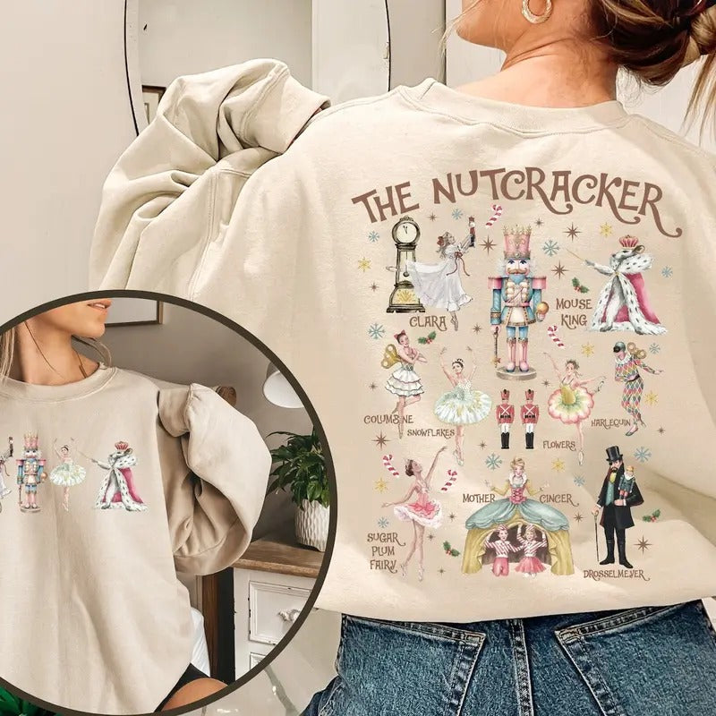 Nutcracker Sweatshirt, Christmas Nutcracker Shirt, Christmas Sweatshirt, Nutcracker Ballet Shirt, Christmas Shirt,...