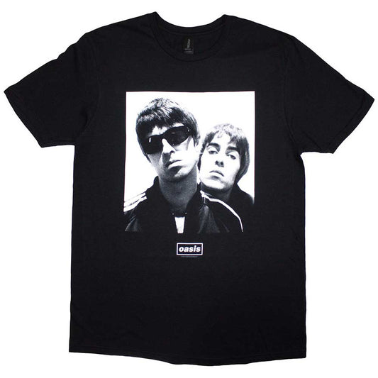 Oasis T-Shirt: Noel & Liam Boxed Photo Style001