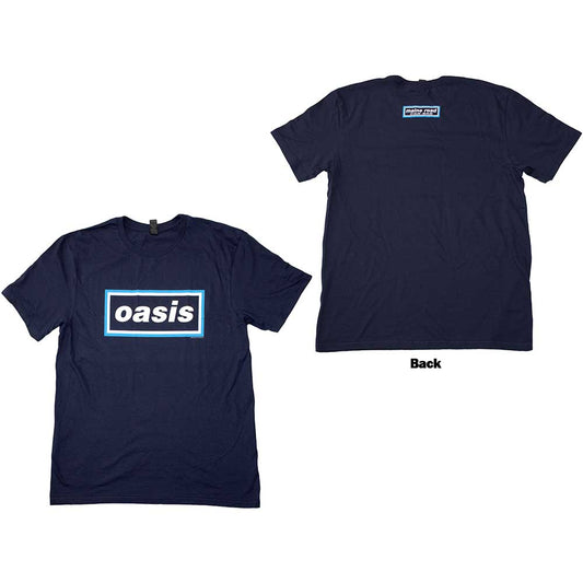 Oasis T-Shirt: Maine Road Event Logo (Back Print)