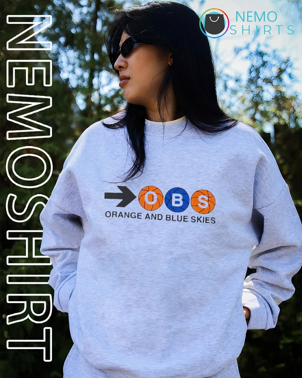OBS orange and blue skies shirt