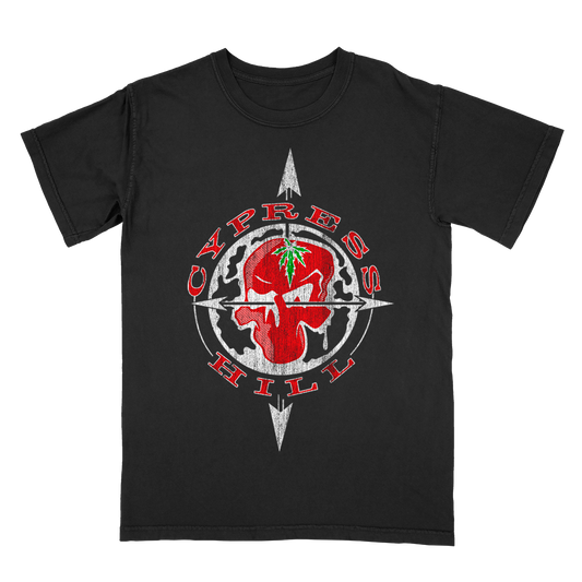CYPRESS HILL Spectacular T-Shirt, OG Skull and Compass