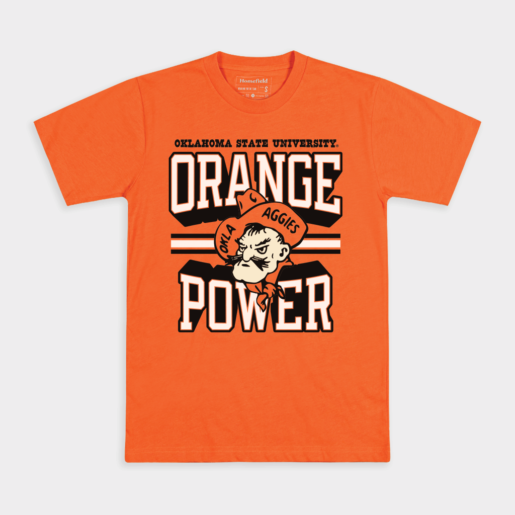 Oklahoma State Cowboys Orange Power Tee Style001