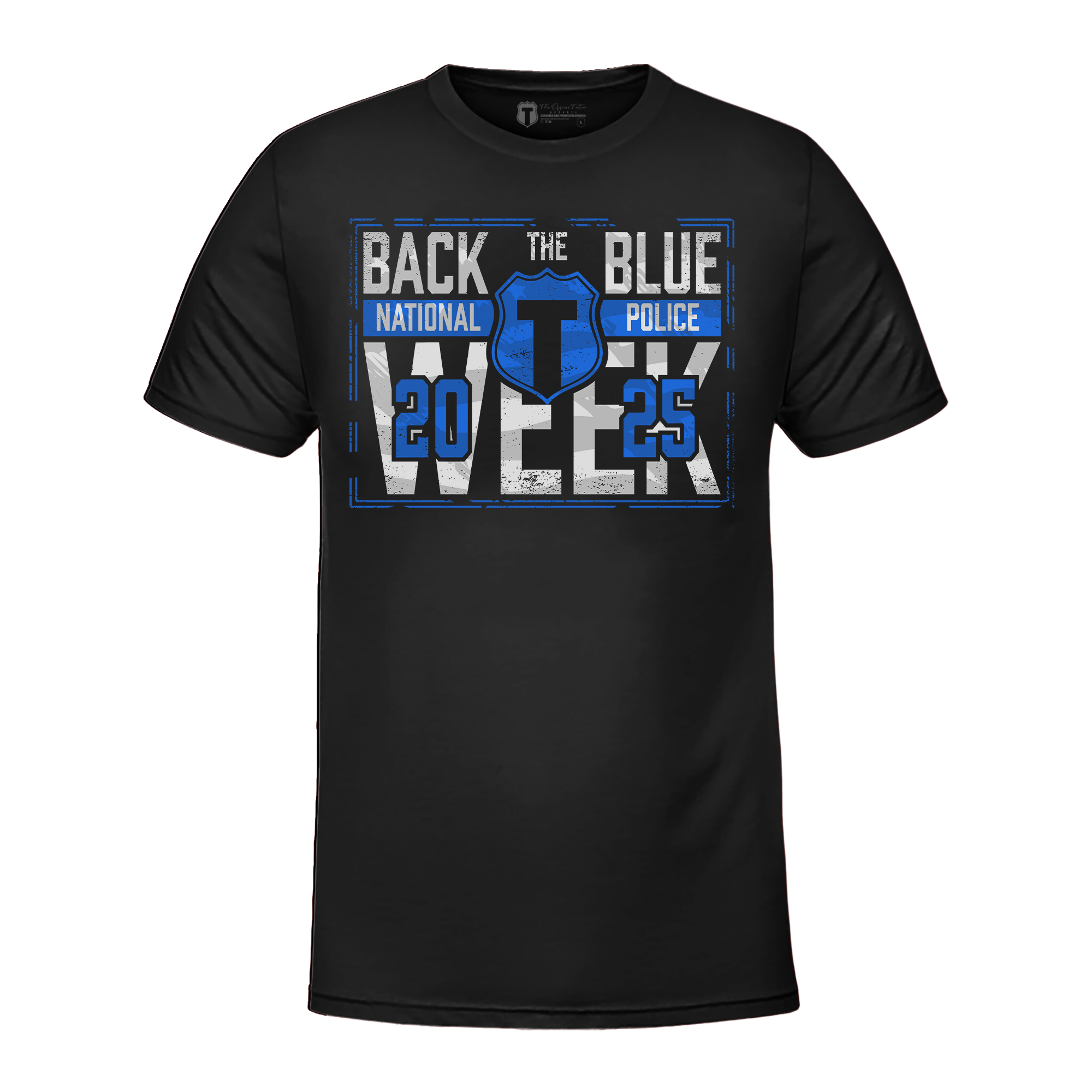 Back The Blue Police Commemorative T-Shirt - SIGNED Hoodie, Sweatshirt | CiraTrend.com (Image 2)