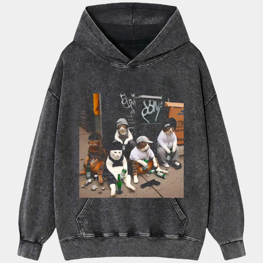 OUTLAW CAT TEE Hoodie, Sweatshirt | CiraTrend.com (Image 2)