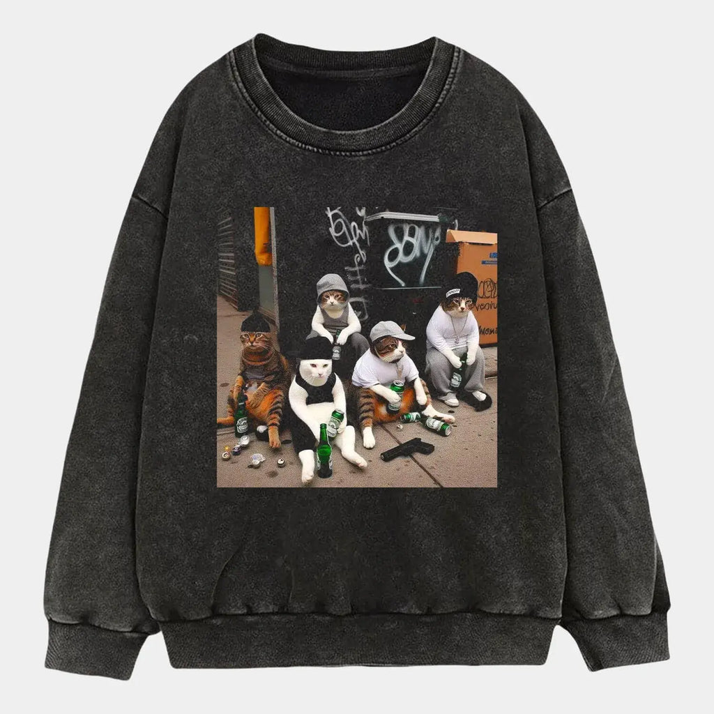 OUTLAW CAT TEE Hoodie, Sweatshirt | CiraTrend.com (Image 3)