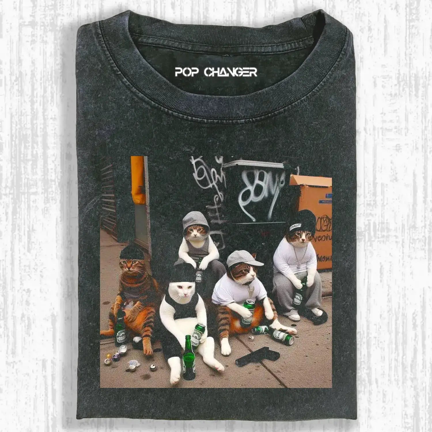 OUTLAW CAT TEE Hoodie, Sweatshirt | CiraTrend.com (Image 1)