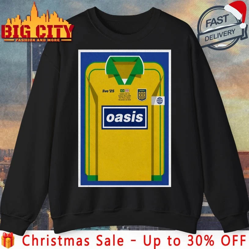 Oasis At Estádio MorumBIS On Nov 22 2025 Poster shirt