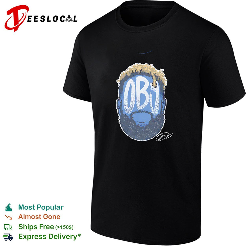 Odell Beckham Jr. New York Giants Player signature big head shirt