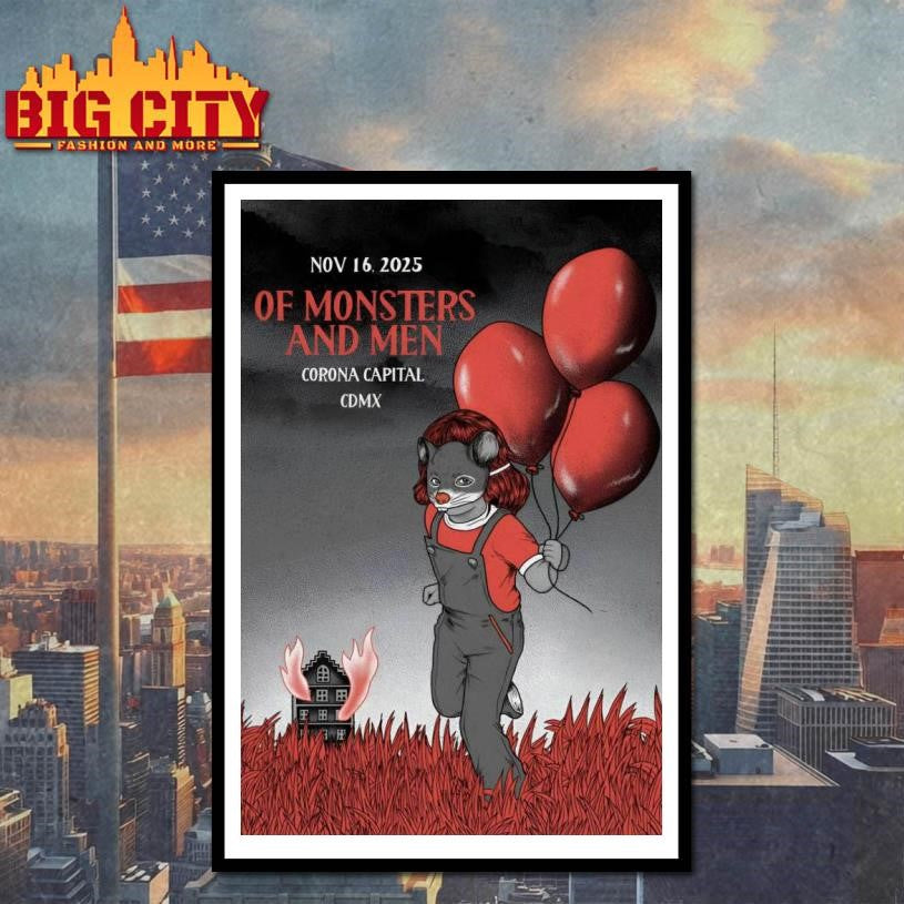 Of Monsters And Men Corona Capital In Mexico City Nov 16 2025 Poster Sgurt