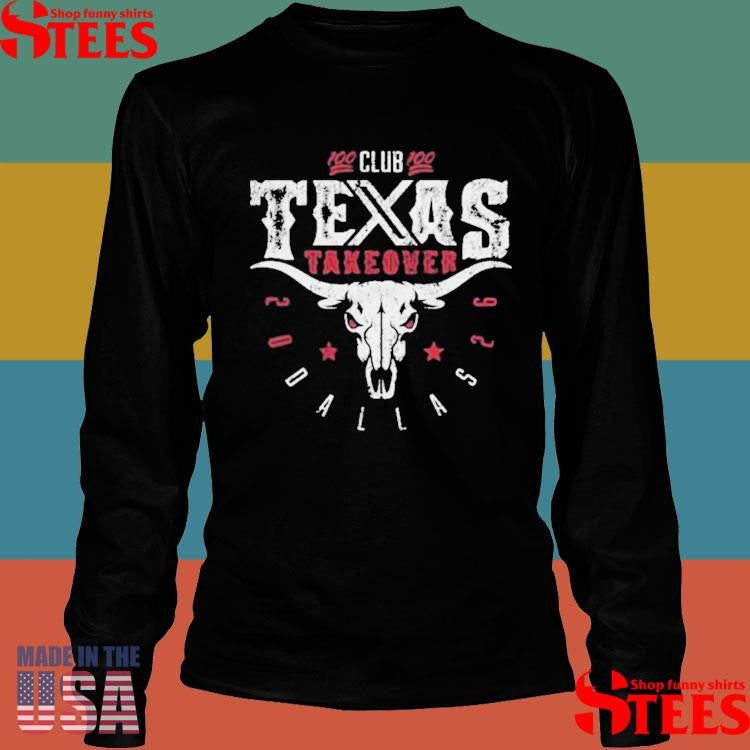 100 Club 100 Texas Take Over 2026 Dallas T-shirts