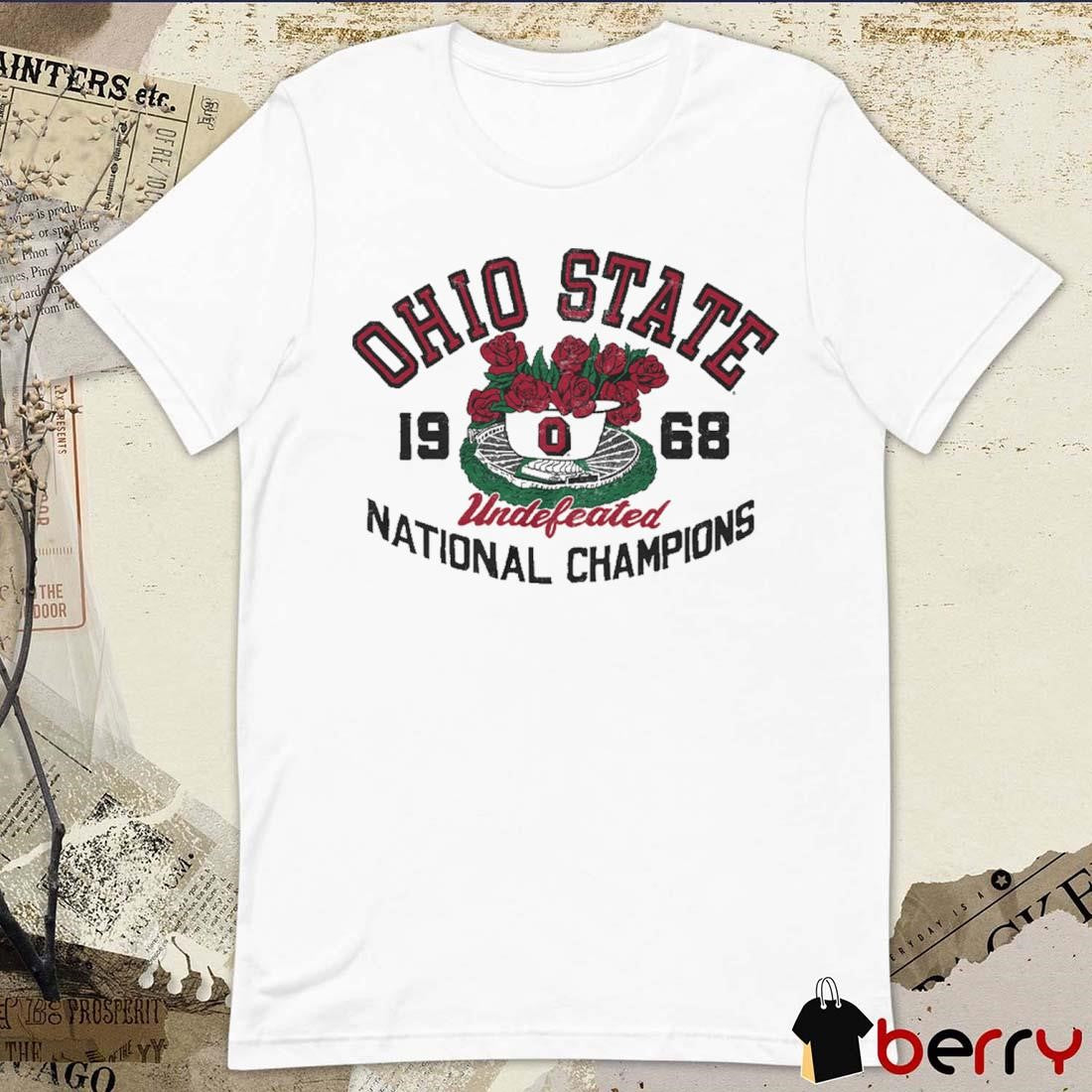 1968 Ohio State Football Undefeated National Champions t-shirt