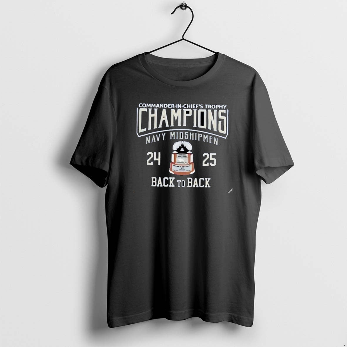 Official 2025 Commander In Chiefs Trophy Champions Navy Midshipmen Football Back To Back Christmas T-Shirts, Hoodie,...