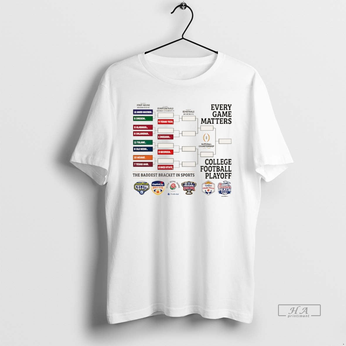 Official 2025 Every Game Matters And College Football Playoff Brackets Christmas T-Shirts, Hoodie, Sweatshirt | CiraTrend.com