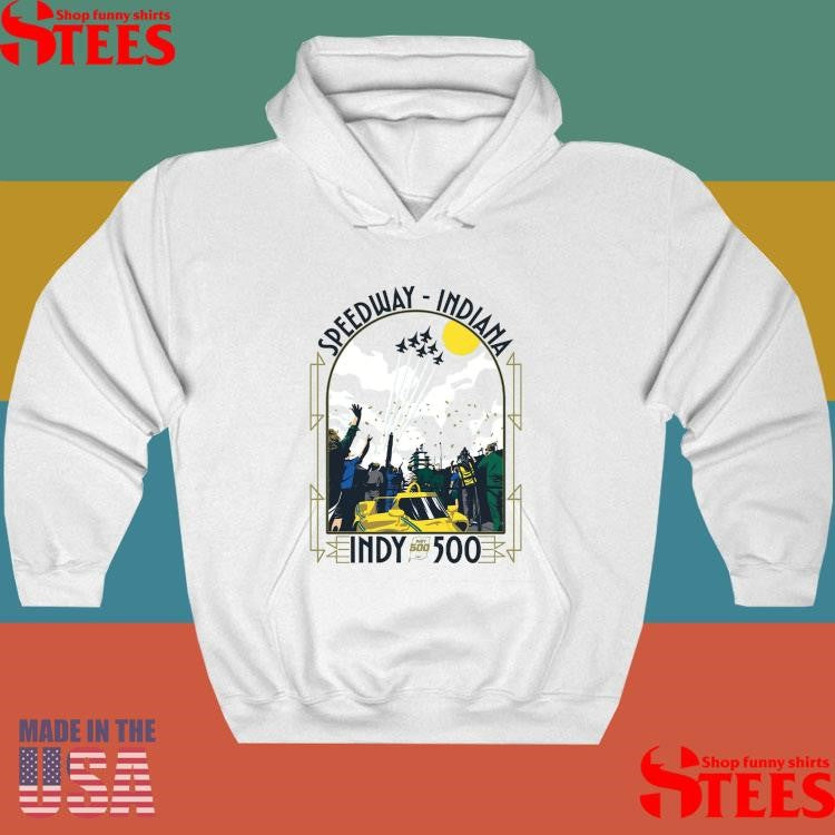 2025 Indy 500 Art Deco Flyover Speedway Indiana Shirts