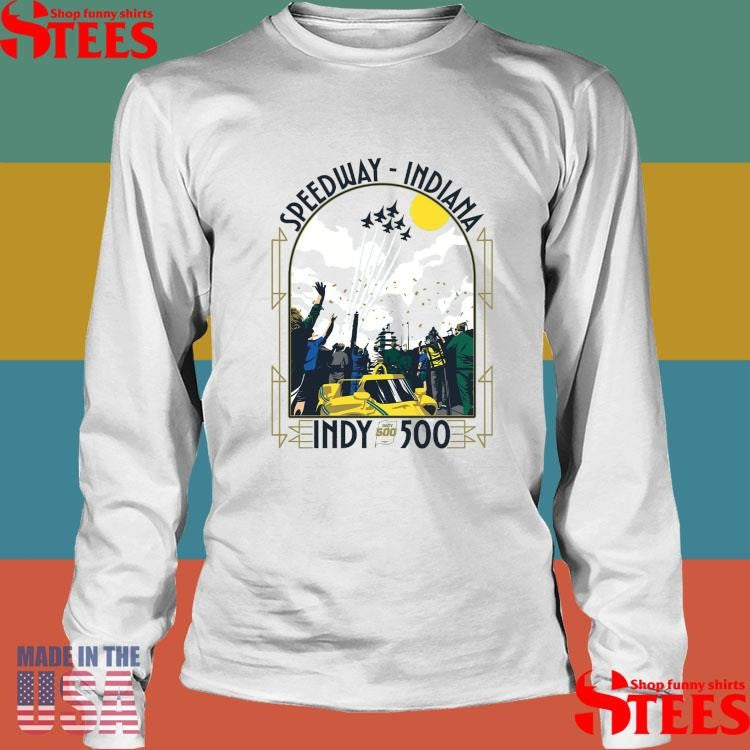 2025 Indy 500 Art Deco Flyover Speedway Indiana Shirts