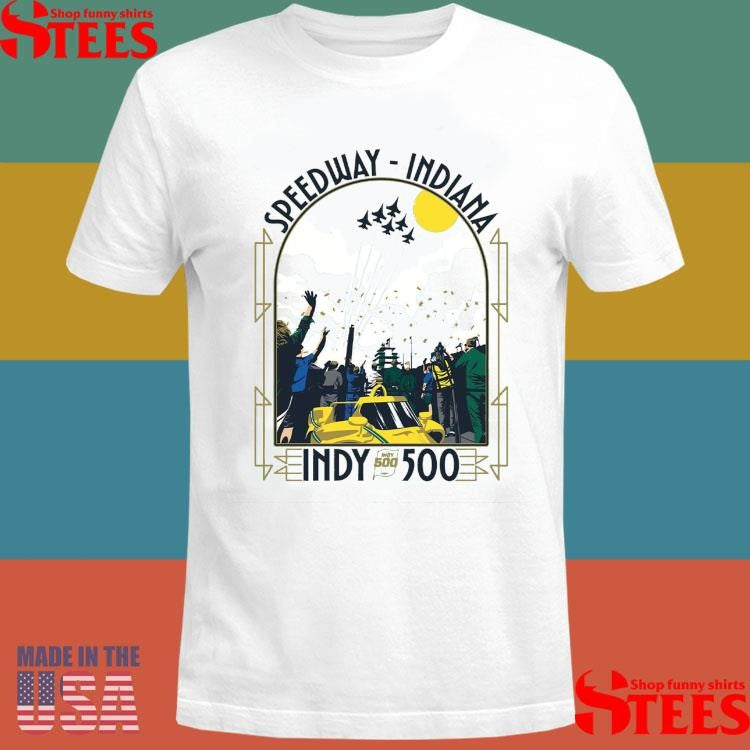 2025 Indy 500 Art Deco Flyover Speedway Indiana Shirts