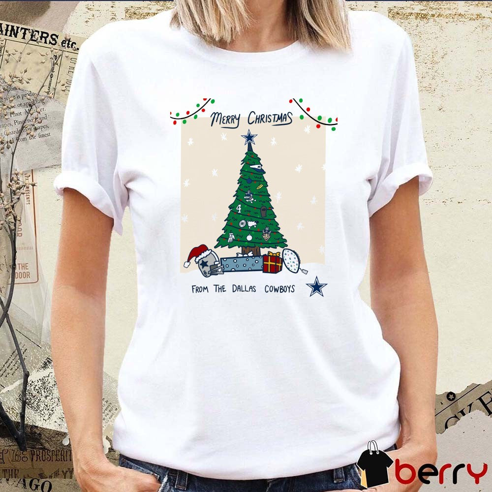 2025 Merry Christmas From The Dallas Cowboys t-shirt
