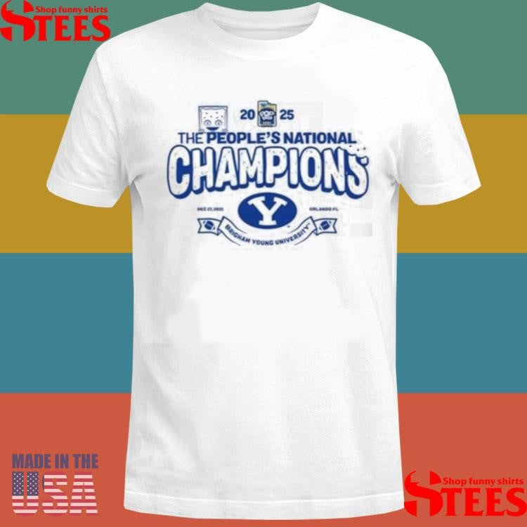 2025 Pop Tarts The People’s National Champions Byu T-shirt