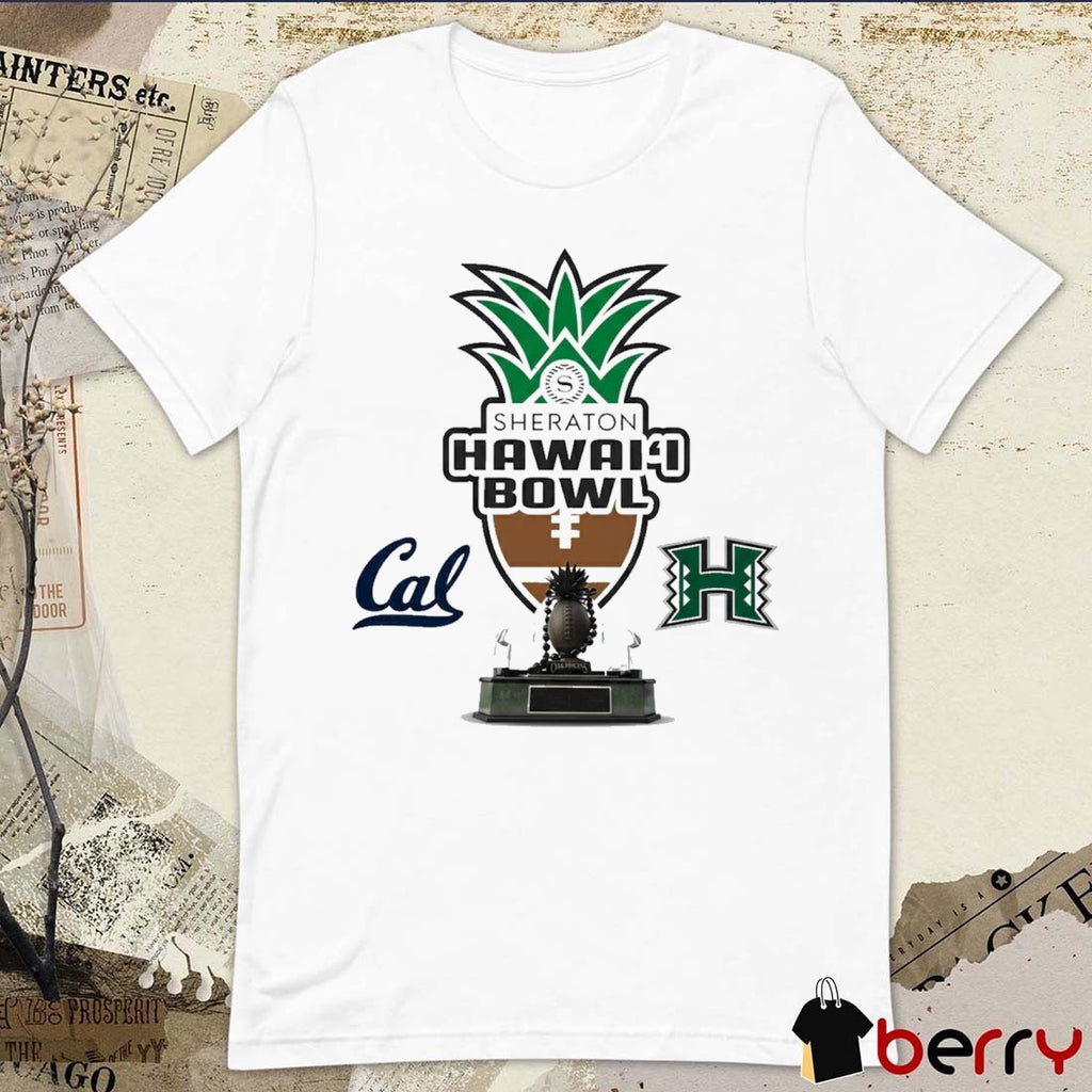 2025 Sheraton Hawaiʻi Bowl Hawaiʻi Rainbow Warriors Vs California Golden Bears December 24 Logo t-shirt