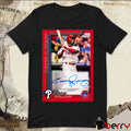 2025 Topps Chrome Jimmy Rollins Philadelphia Phillies Topps Certified Autograph Issue Signature Poster t-shirt