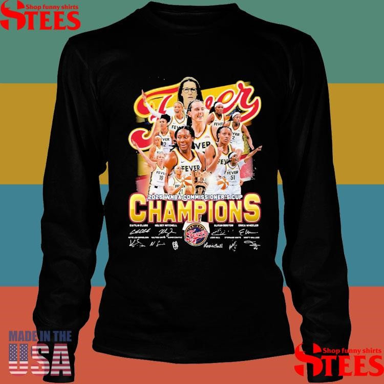 2025 Wnba Commissioner’s Cup Champions 2025 Indiana Fever T-shirt