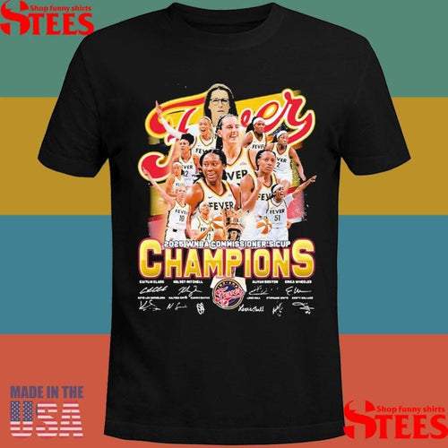 2025 Wnba Commissioner’s Cup Champions 2025 Indiana Fever T-shirt