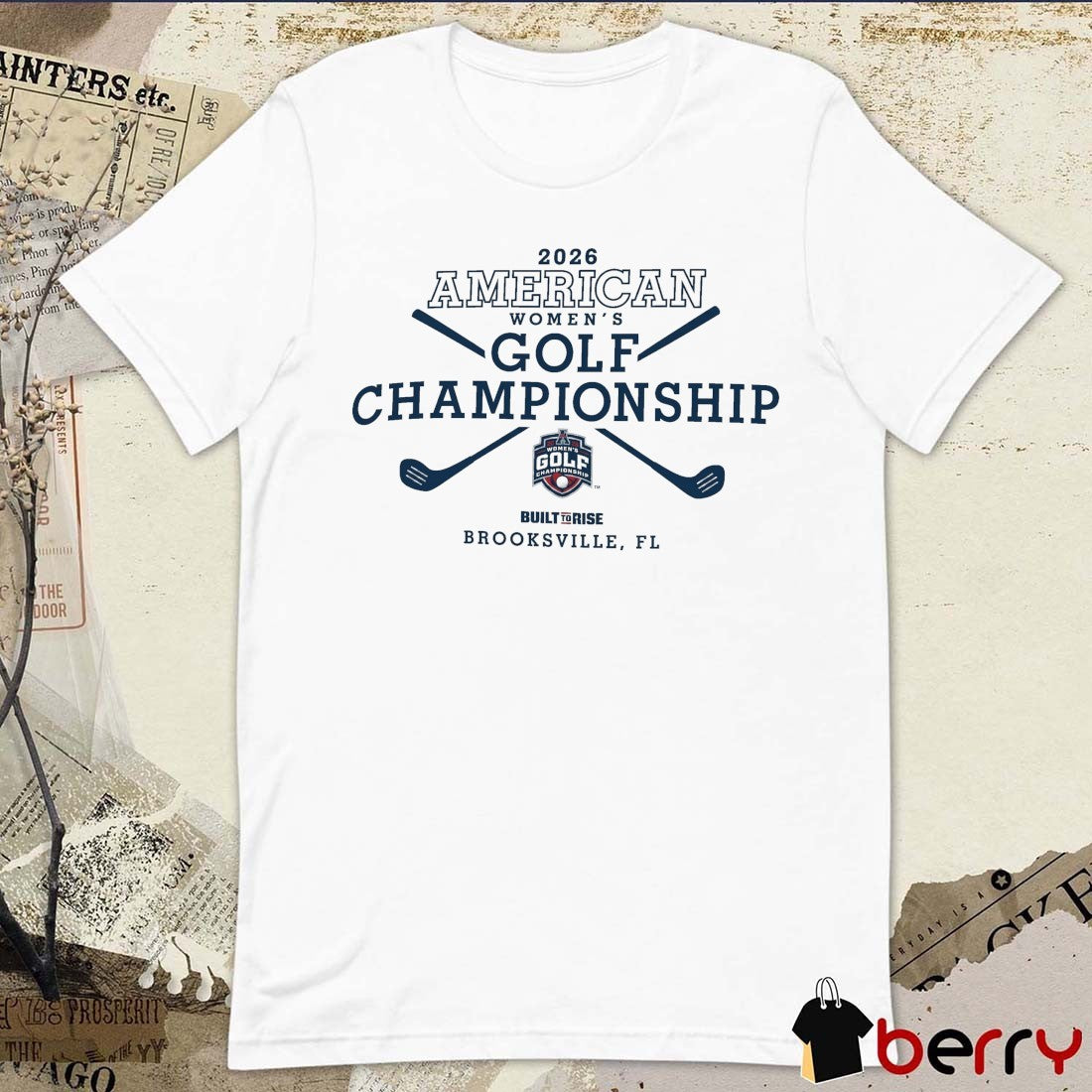 2026 American Athletic Women’s Golf Championship – Champion Brooksville FL t-shirt