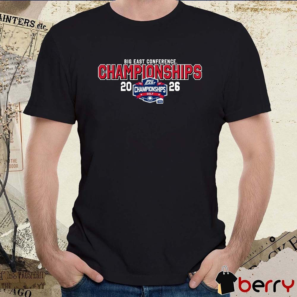 2026 BIG EAST Golf Championships presented by Jeep Logo t-shirt