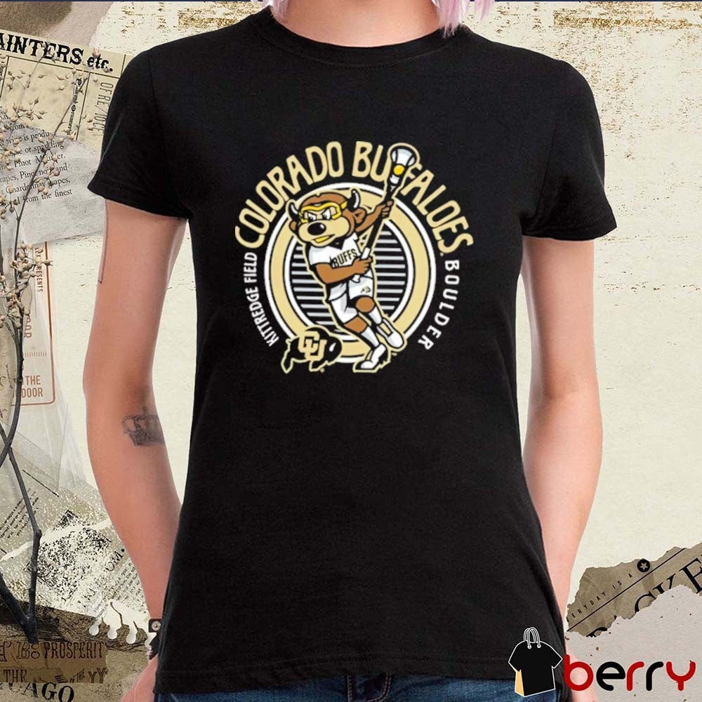 2026 Colorado Buffaloes Boulder Kittredge Field Mascot Lacrosse Layout t-shirt