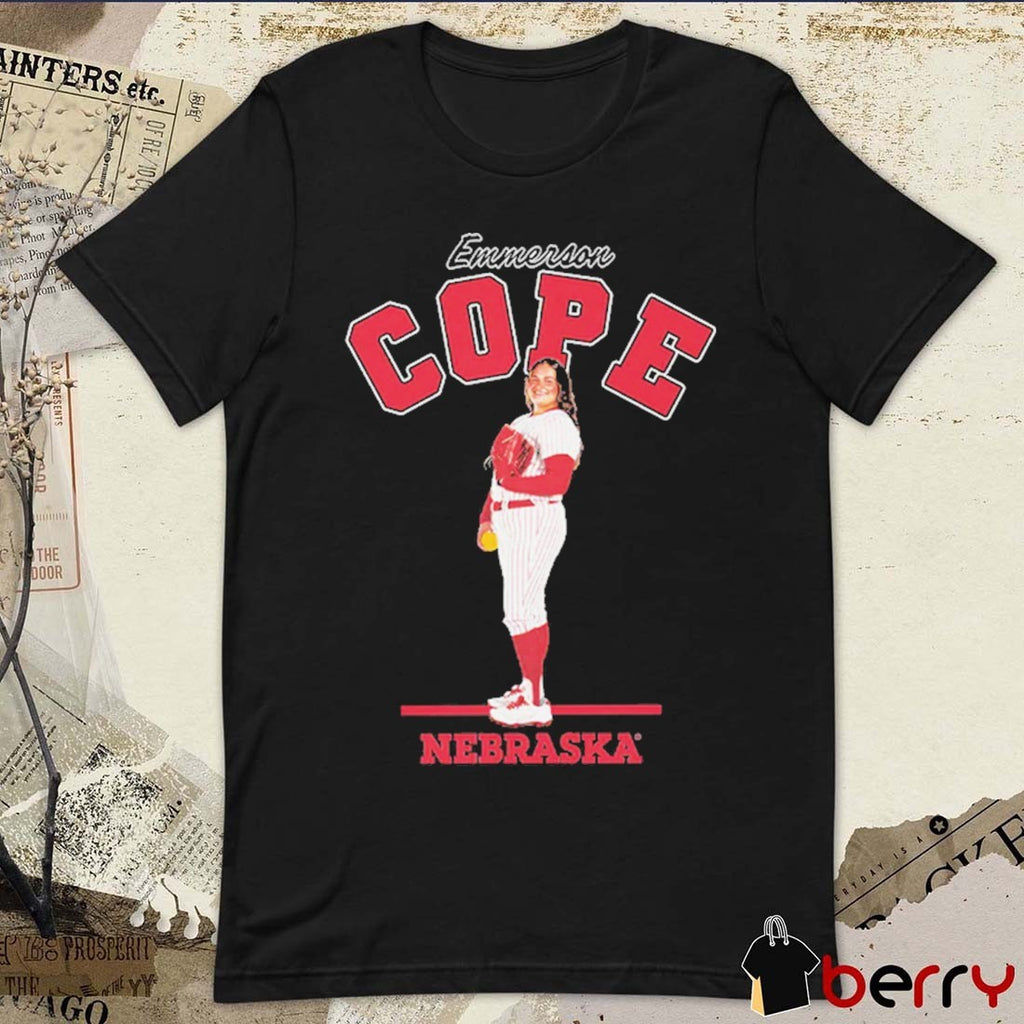 2026 Emmerson Cope Nebraska Cornhuskers NCAA Illustrated t-shirt