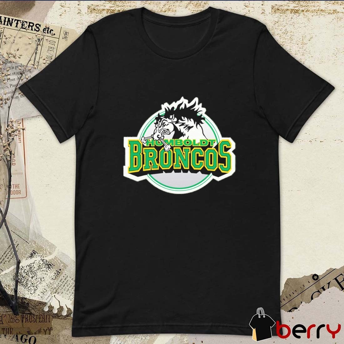 2026 Humboldt Broncos Ice Hockey Humboldt, Saskatchewan Logo t-shirt