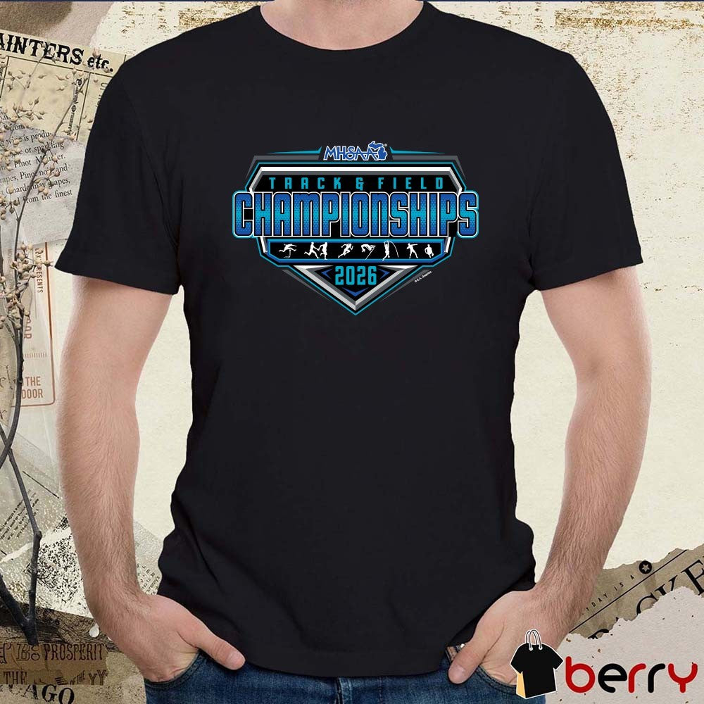 2026 MHSAA Track & Field Championships Logo t-shirt