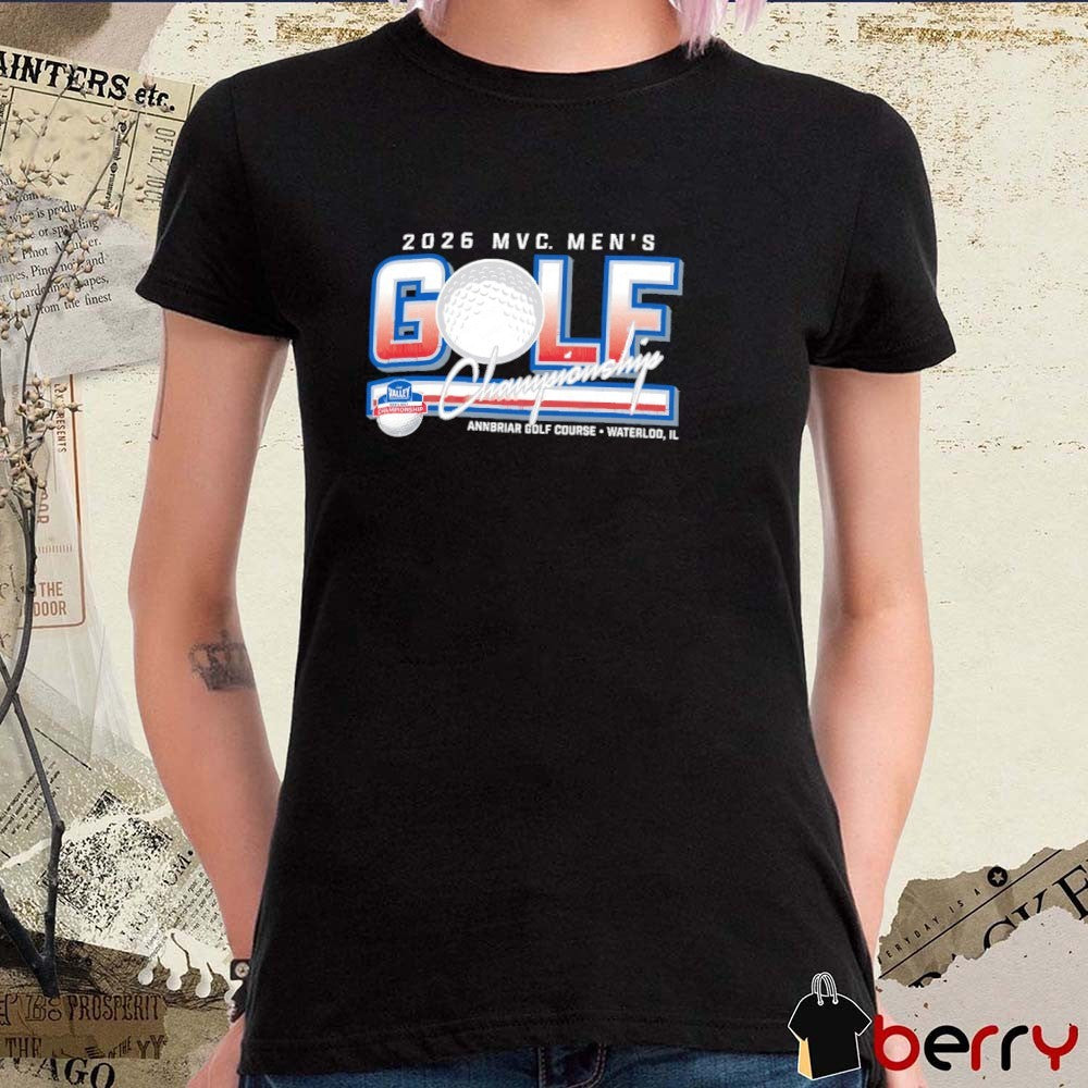 2026 Missouri Valley Conference Men’s Golf Championships – Champion Annbriar Golf Course Waterloo IL t-shirt