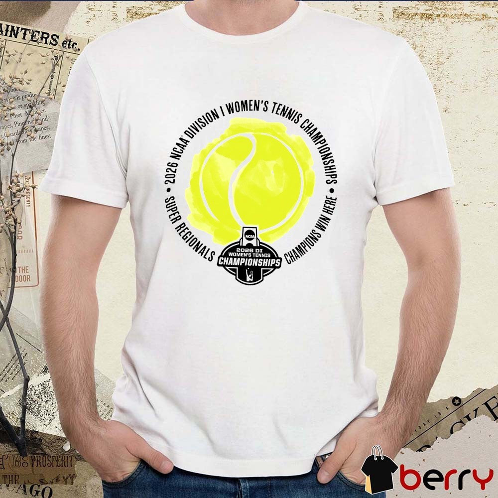 2026 NCAA Division I Women’sTennis Super Regionals Championships Logo t-shirt
