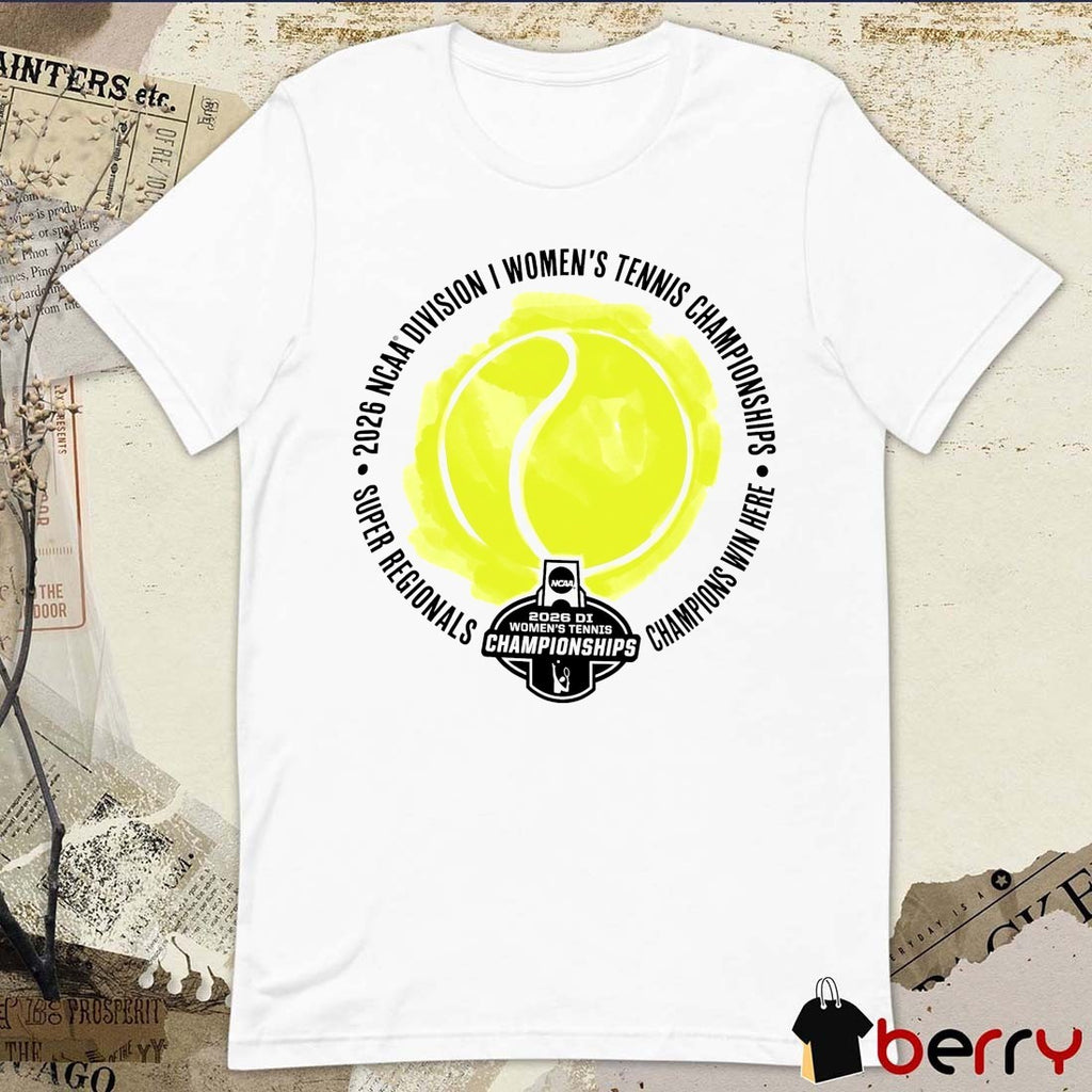 2026 NCAA Division I Women’sTennis Super Regionals Championships Logo t-shirt