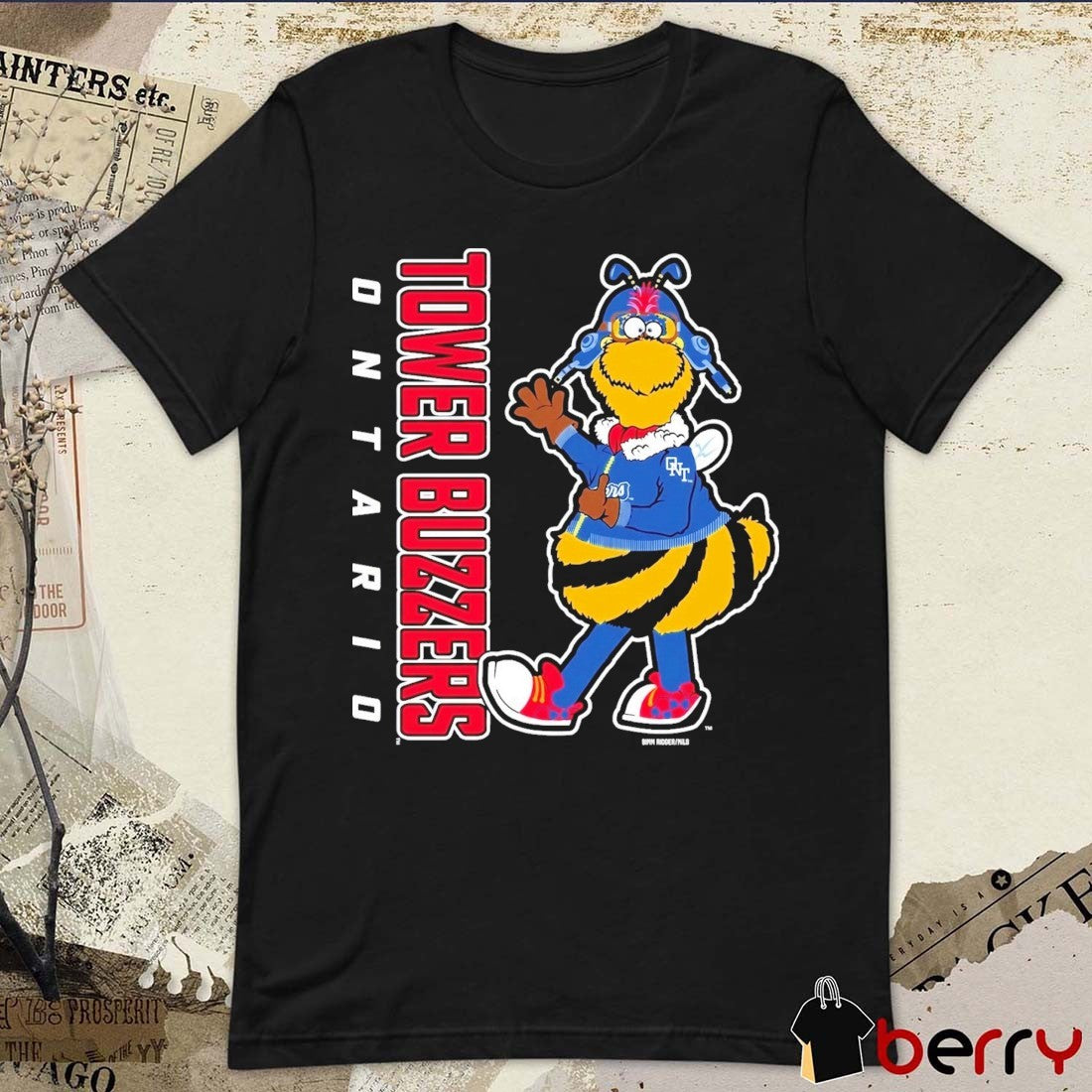 2026 Ontario Tower Buzzers Maverick MiLB Mascot t-shirt