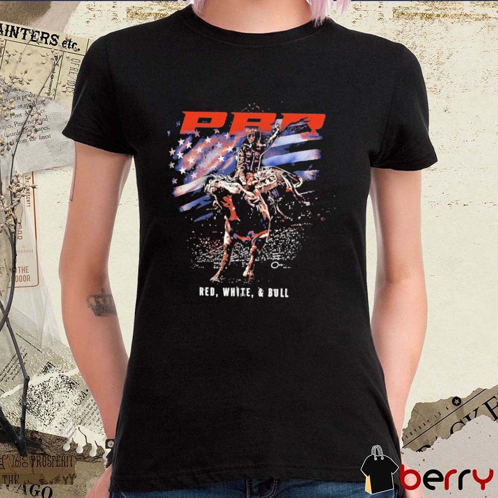 2026 PBR Professional Bull Riders Red, White and Bull Spotlight t-shirt