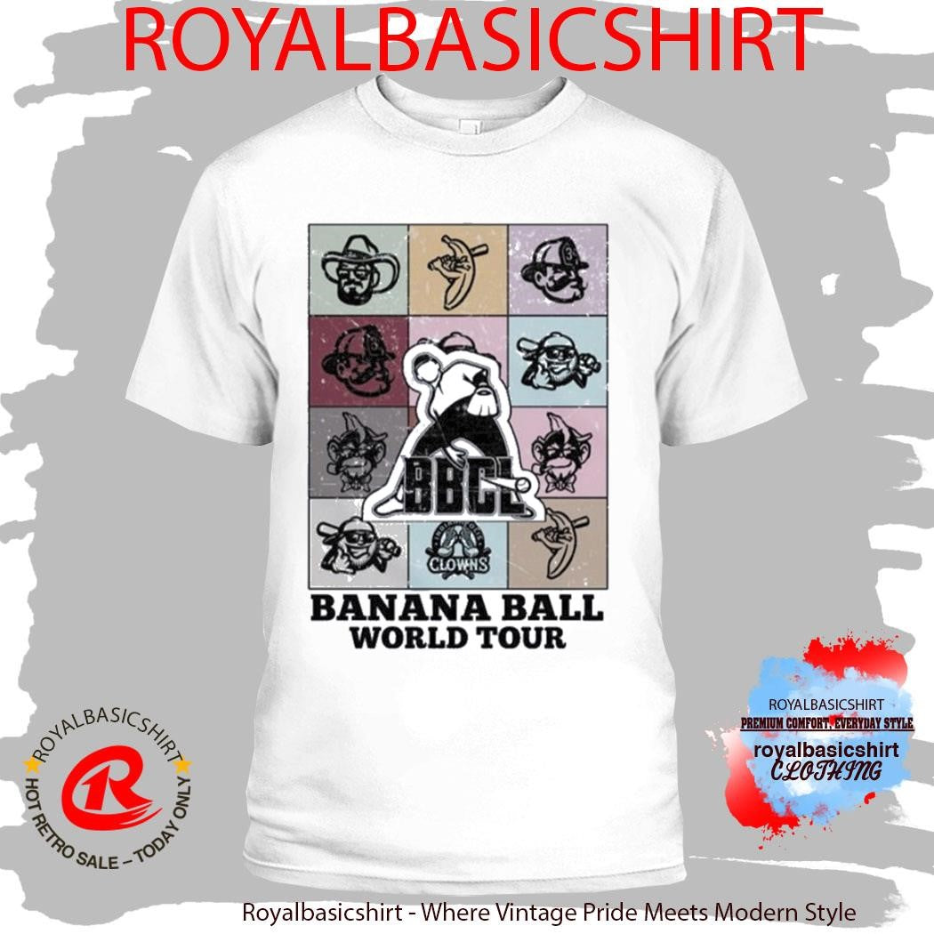2026 Savannah Bananas Banana Ball World Tour Shirt