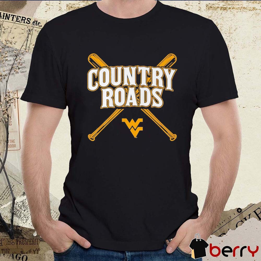 2026 West Virginia Mountaineers Baseball Country Roads t-shirt