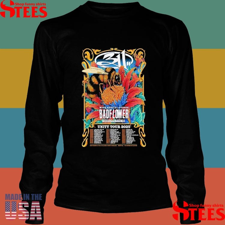 311 Badf Lower Unity Tour 2025 Jun Aug Shirts