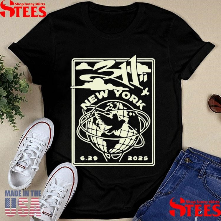 311 Band Tour June 29 2025 New Your, Ny T-shirt