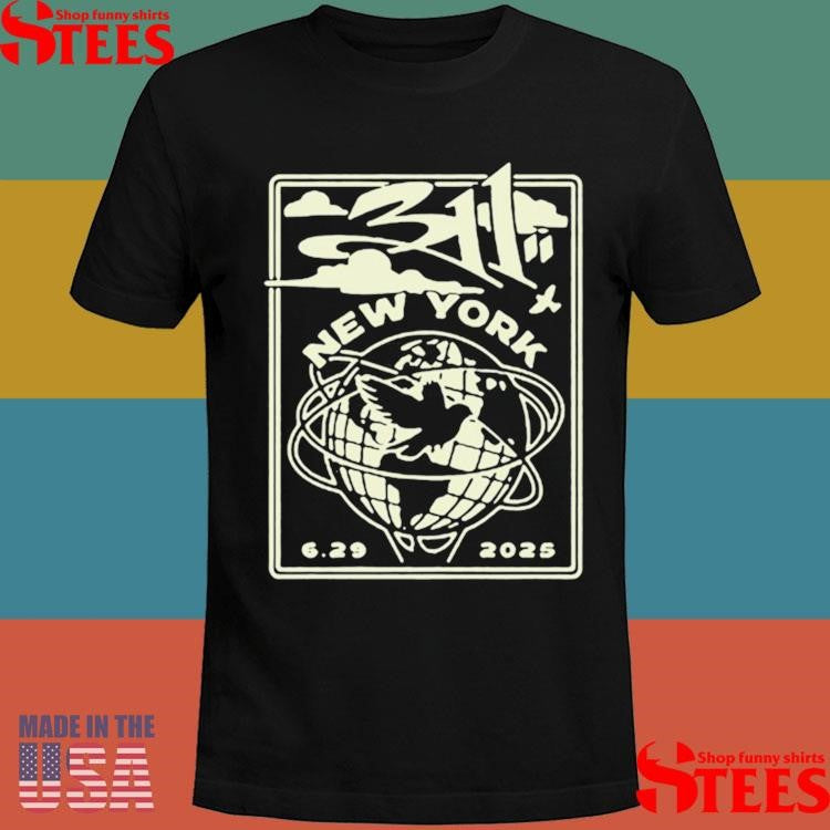 311 Band Tour June 29 2025 New Your, Ny T-shirt