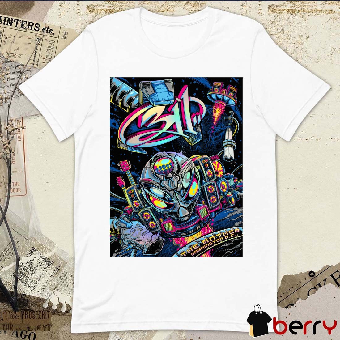 311 Band Tour The Anthem Washington DC June 27 2025 Poster t-shirt