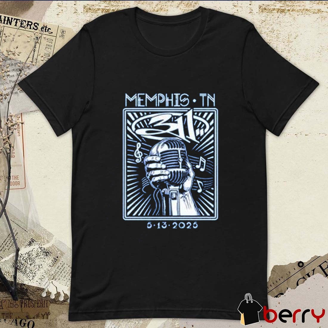 311 Soundstage at Graceland Memphis TN May 13 2025 Tour t-shirt