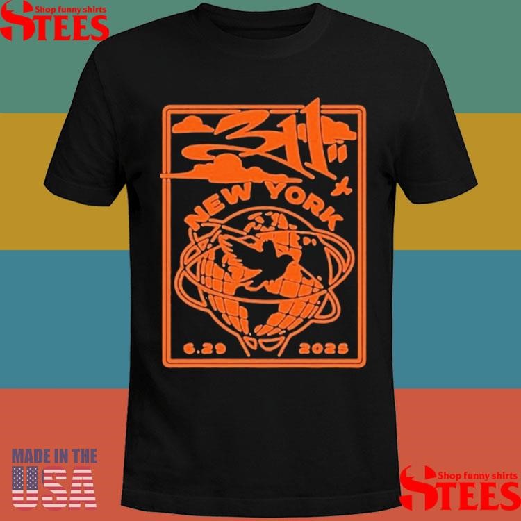 311 The Rooftop At Pier 17. New York, Ny June 29, 2025 Globe T-shirt