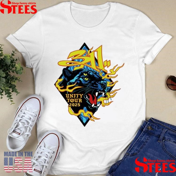 311 Unity Tour 2025 Black Panther T-shirt
