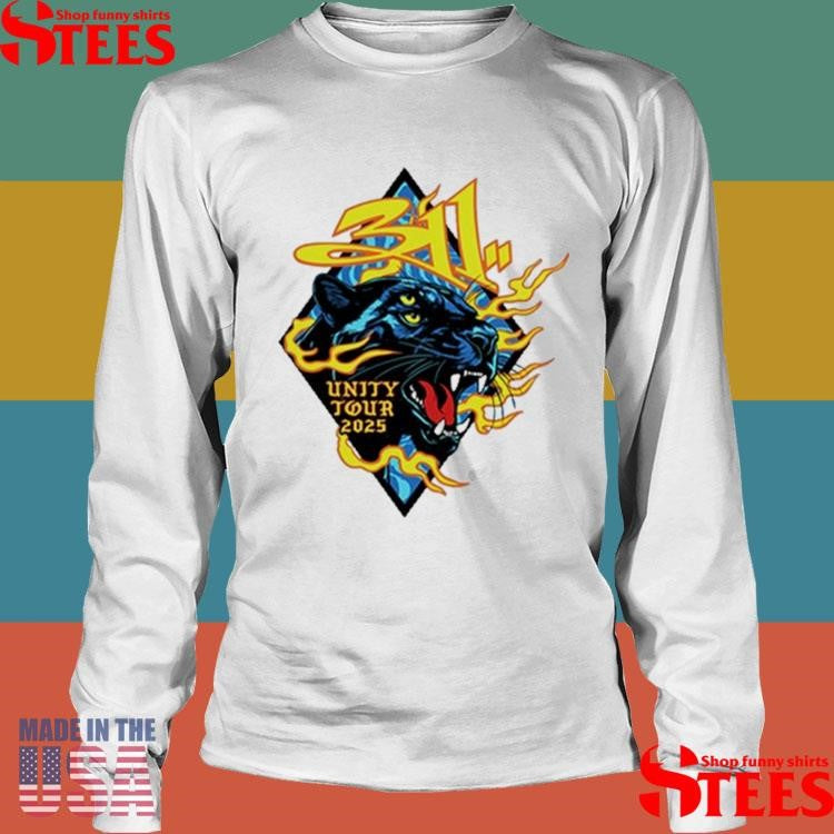 311 Unity Tour 2025 Black Panther T-shirt