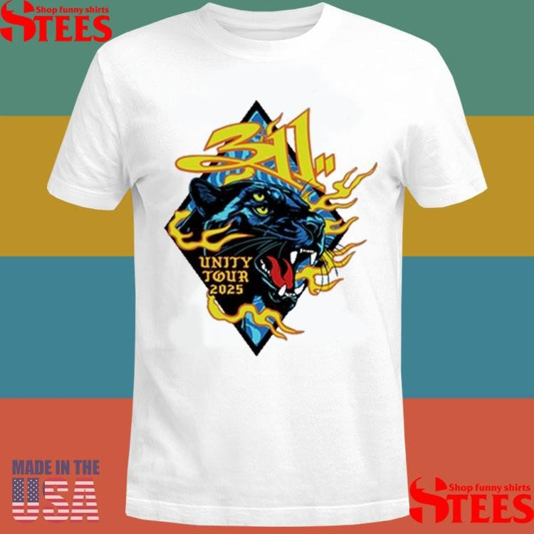 311 Unity Tour 2025 Black Panther T-shirt